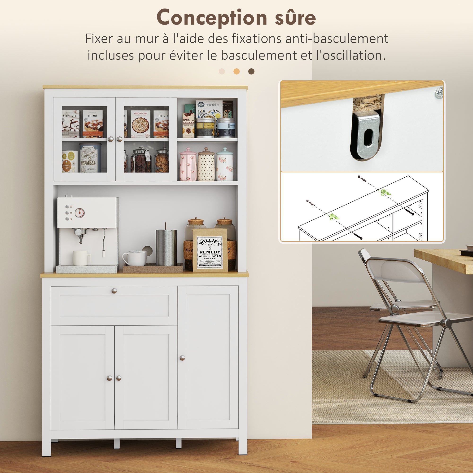 Buffet Bois HOMCOM - 8
