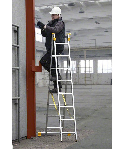 Echelle transformable 2x14 barreaux - Longueur max. 6.94m - Sol plat - 8514 - 3