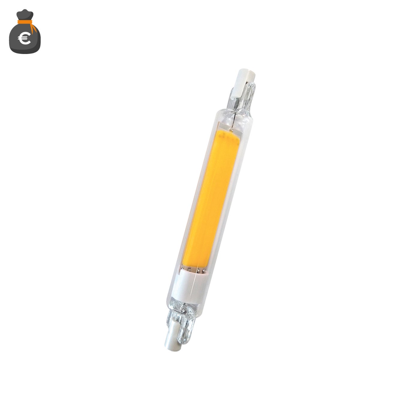 Żarówka LED R7s 118mm 8W 1000lm w szkle ø16mm 4000K
