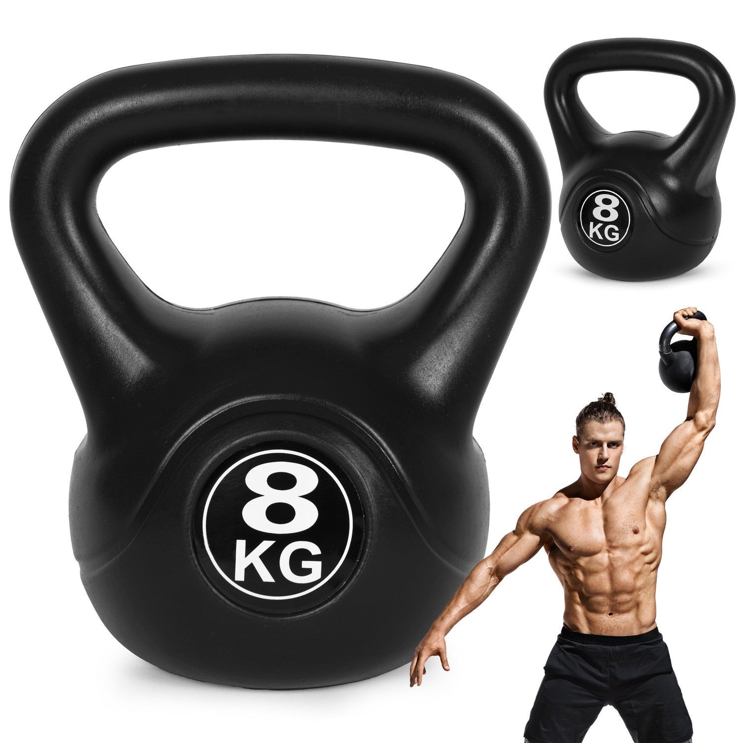 Kettlebell Kg 4 6 8 12 16 20 24 Weight Training Kugelhantel Palestra Peso Pesi E - Foto 7