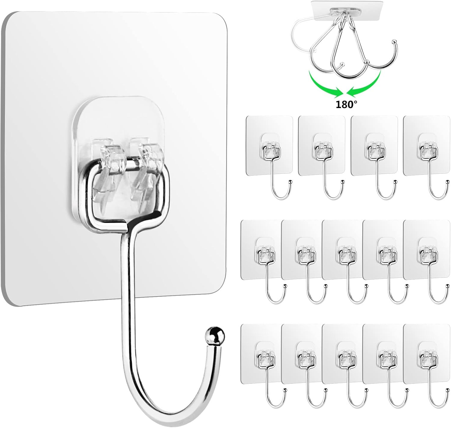 Appendi Quadri 12 Ganci Adesivi 14 Strisce - Per Appendere - Foto 6