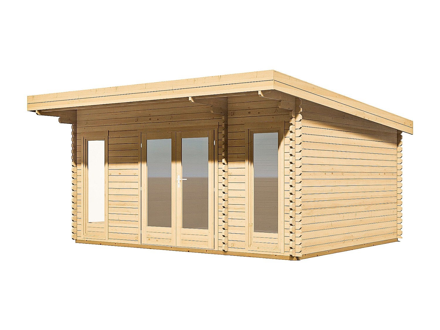 Studio de jardin en bois 24,4 m² - Epaisseur 40 mm - ARBORIA - 5