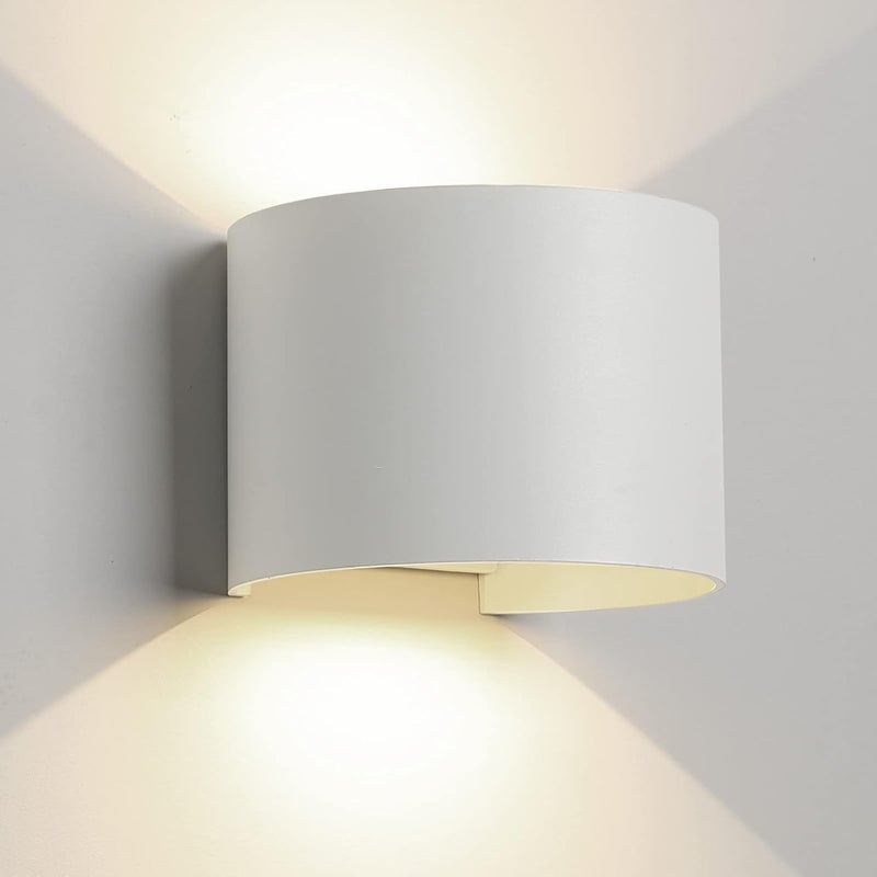 Kinkiet wewnętrzny LED 10 W, wodoodporny IP65, zewnętrzny, nowoczesny, regulowany kinkiet aluminiowy