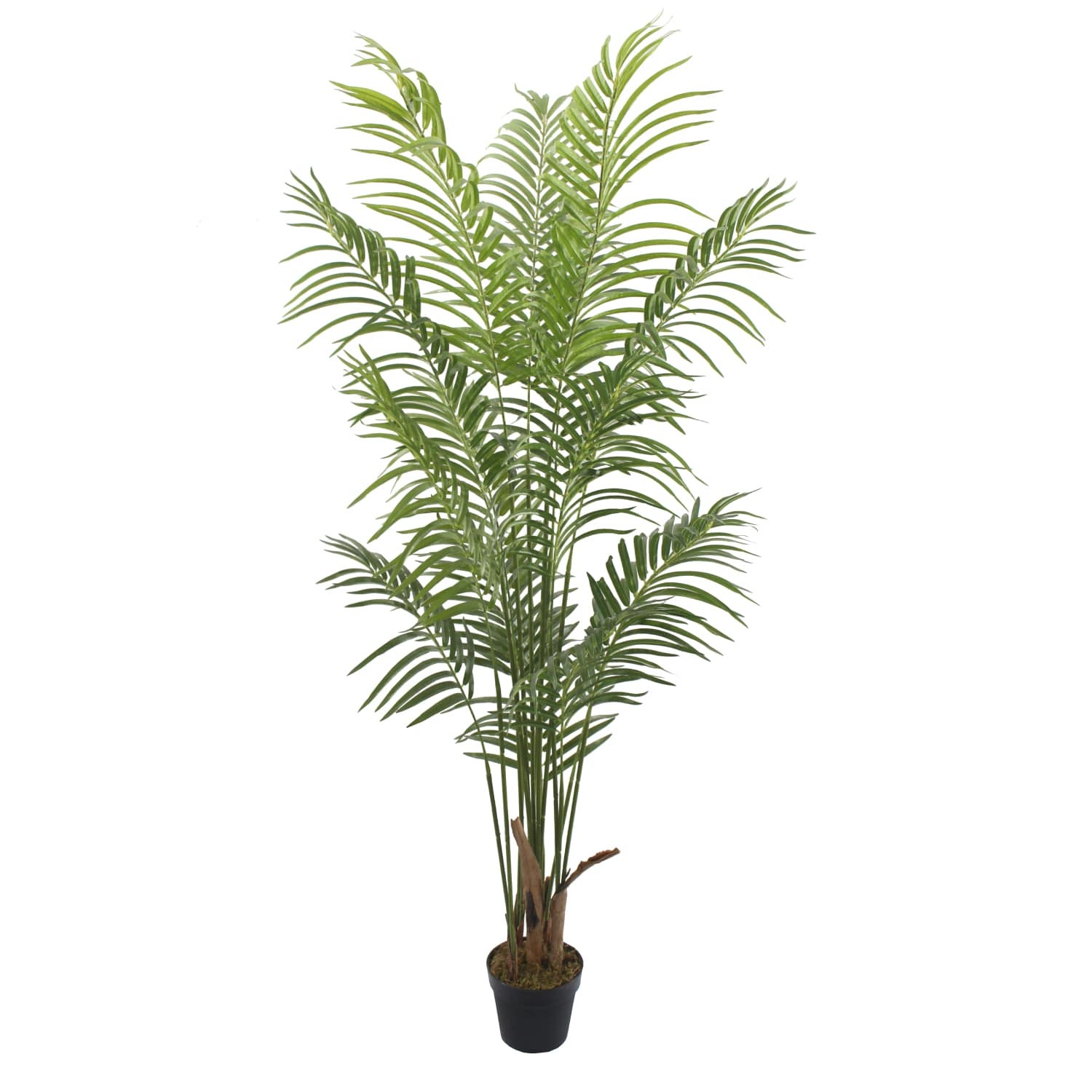 Palmera artificial Deco 180 cm Bonerva | Planta artificial alta para decorar interiores en hogares, negocios y hoteles | Sin mantenimiento - 4