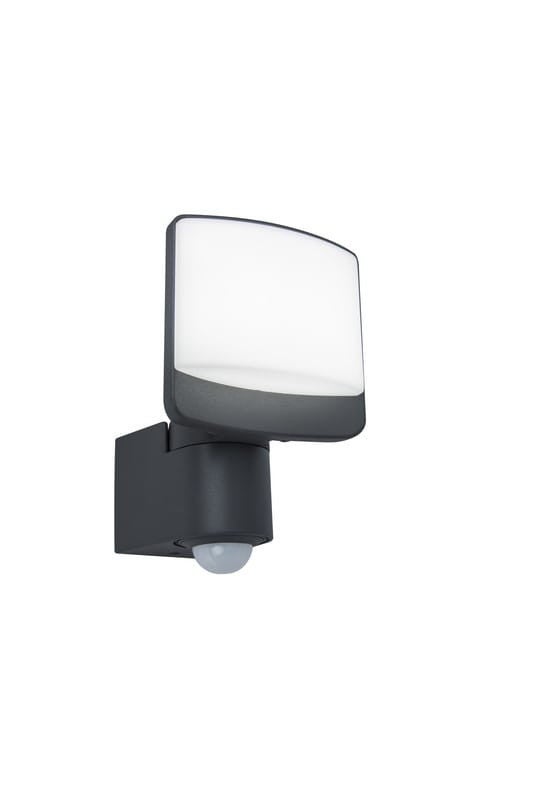 Naświetlacz LED z czujnikiem ruchu antracytowo-biały LED 12W 5000K 800lm IP44 wym: 14,5 x 18 x 12 cm tworzywo sztuczne Lutec