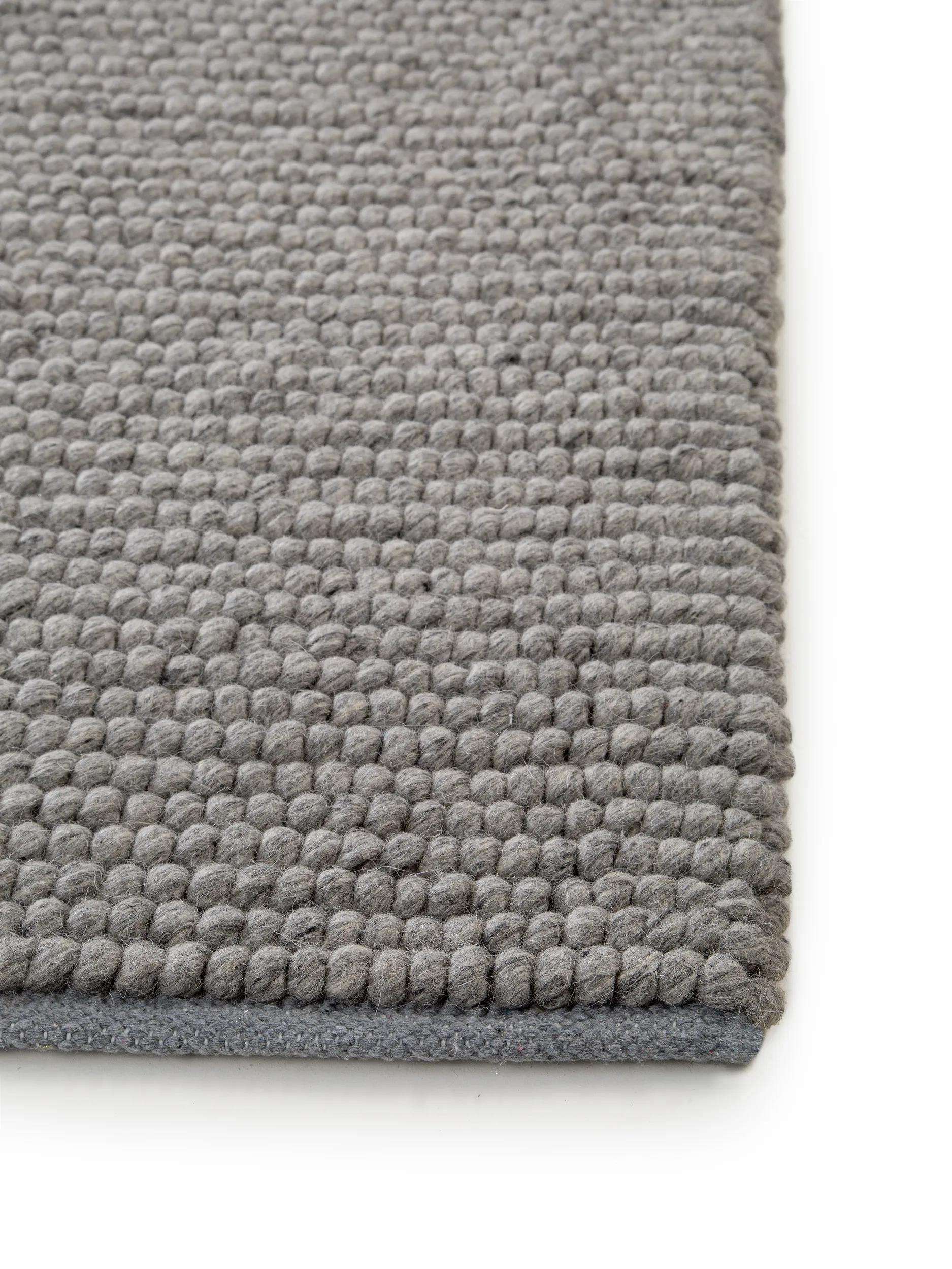 BENUTA - Tapis de laine Beads gris 200x300 cm - 4