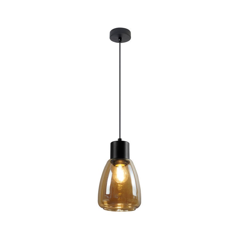 Lampa wisząca Moldo czarna 1xE27x40W wym: 120 x 12 x 12 cm metal Candellux