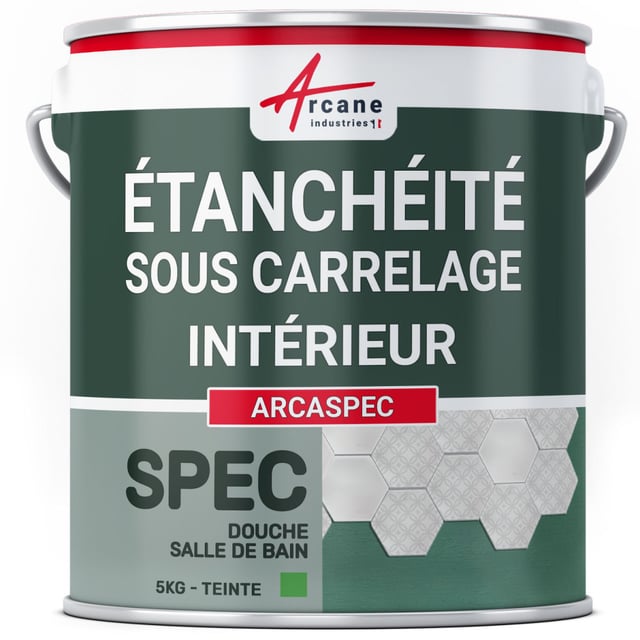 Etanchéité sous carrelage - SPEC étanchéité pour salle de bain / douche - ARCASPEC - 5 kg - ARCANE INDUSTRIES