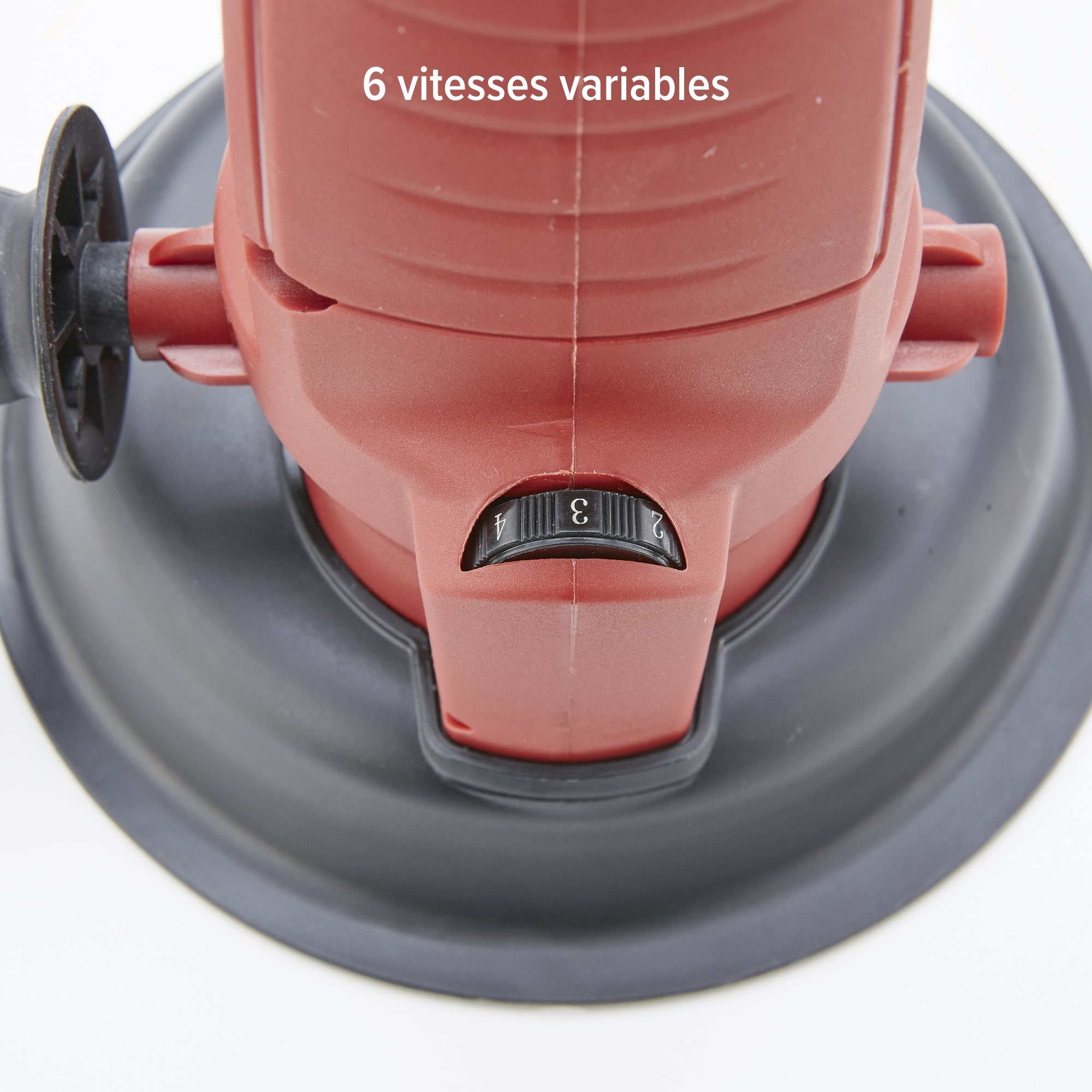 AREBOS Ponceuse de plafond 710W avec aspiration et 18x papier abrasif | 6 vitesses | 1.500-3.000 t/mn - 7