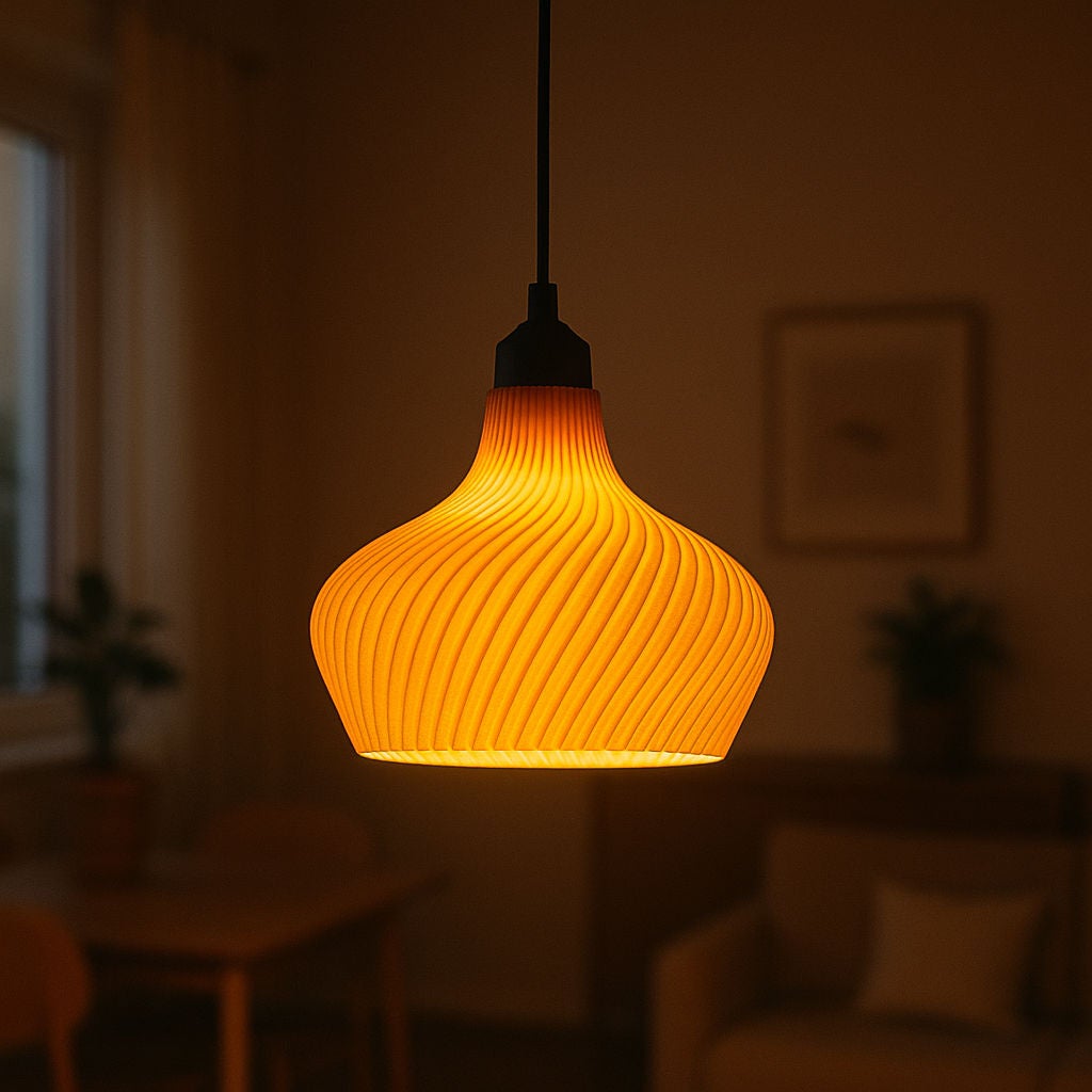 Lámpara de techo modelo DAILA BNN Beige /cable negro /floron negro - 2