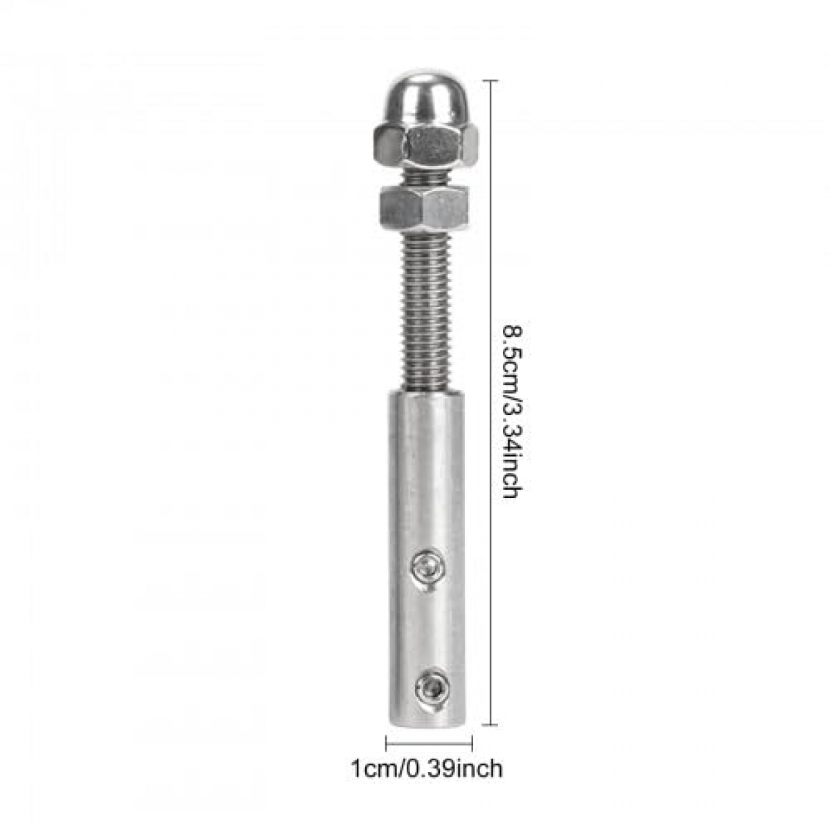 4 Pièces Tendeur Cable Inox, Métallique Terminal À Vis pour Cable Inox 4mm, Vis de borne de câble métallique, En acier inoxydable - 5