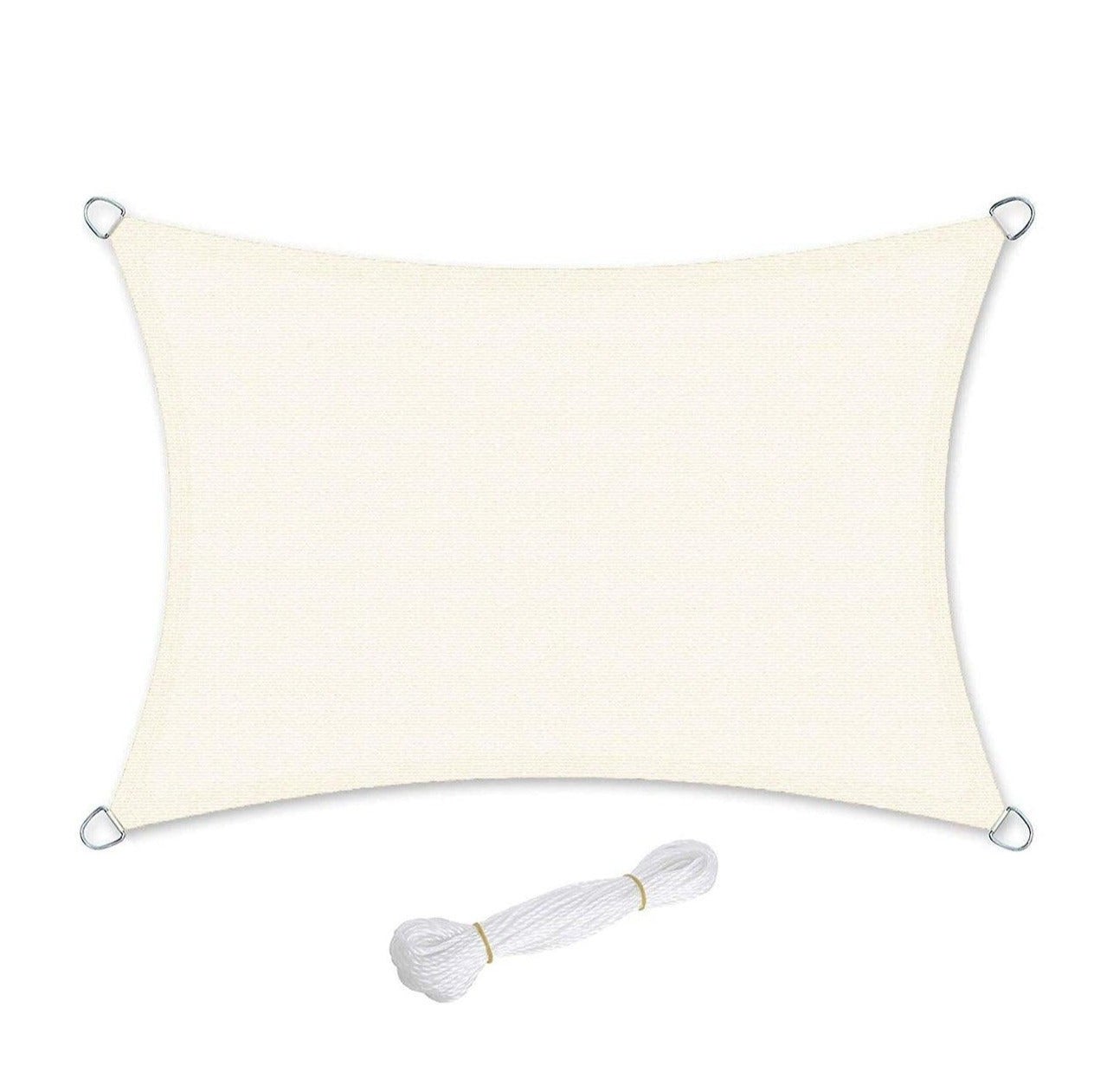 AMANKA Voile D'ombrage En PE-HD Toile Quaangulaire De Jardin 3x4m Pour