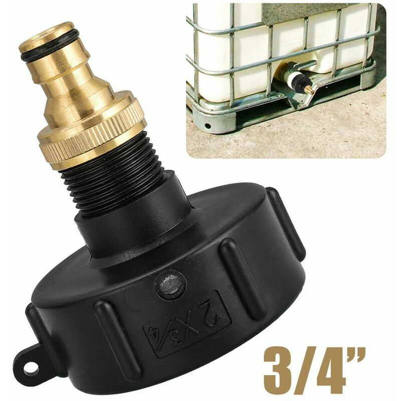 Adapter IBC ze złączem 3/4 " S60x6 IG do zbiornika na wodę IBC Rain Barrel