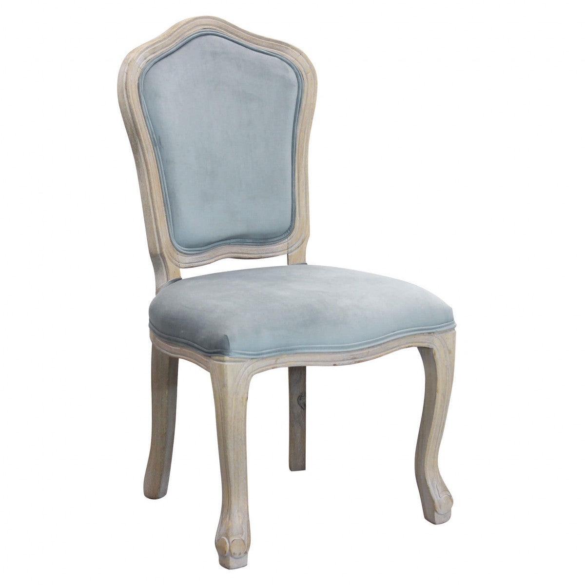 Silla de interior Ancien Régime de madera y tela sin reposabrazos ...