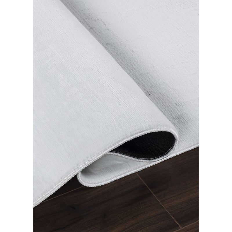 Tapis lavable uni - VEGAS Blanc - 80x150 cm - 4