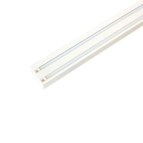 Binario Per Tende A Pannello Scorrevole 2 Vie - Comando Manuale - Installazione A Soffitto 300cm