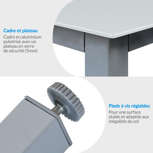 Table terrasse 2 personnes au meilleur prix | Leroy Merlin