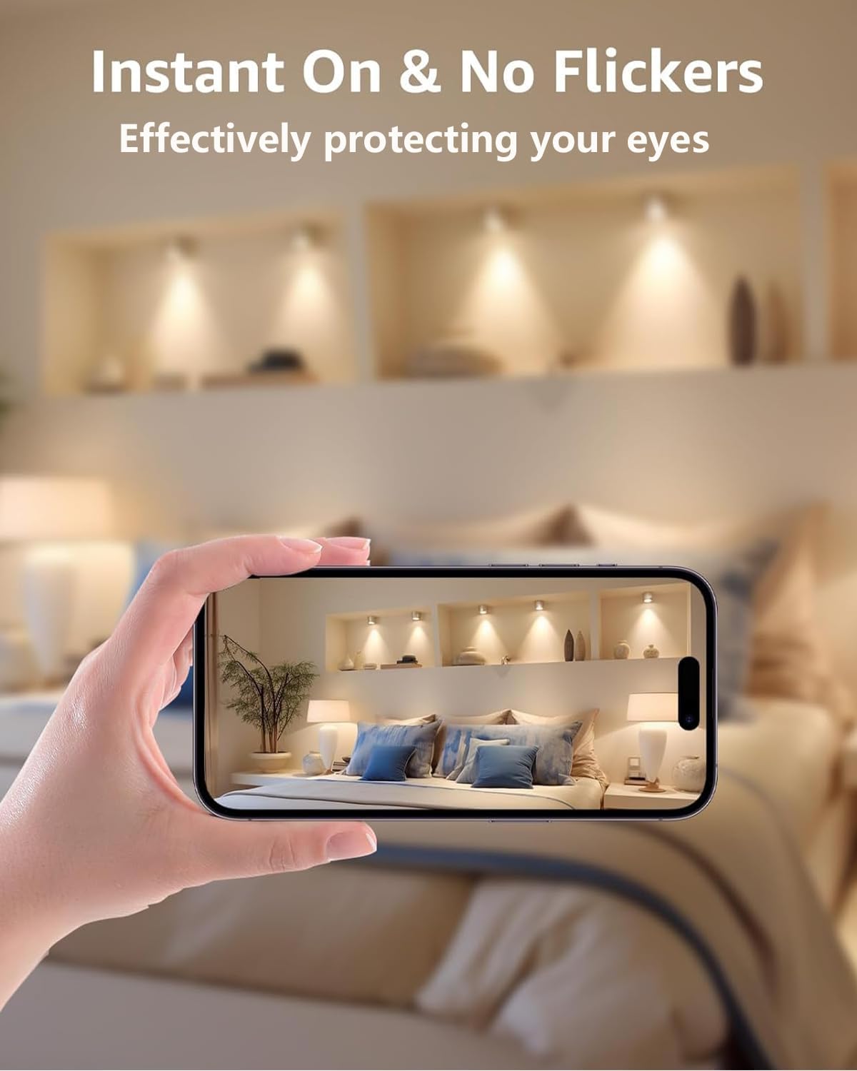 (Confezione da 3 lampadine di ricambio bianco caldo da 35 W), attacco GU10, lampadine alogene da 110 V, perle alogene a bassa tensione - 4