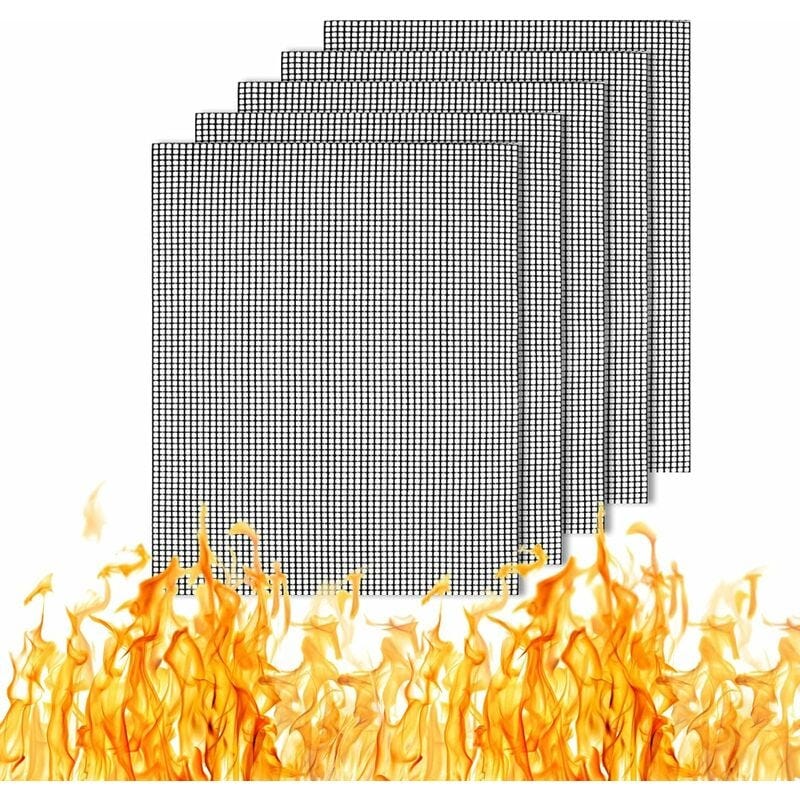 Tappetini Forno In Teflon - 4 Pezzi 40x33cm, Antiaderenti E Lavabili, Per Griglie E Teglie - Foto 2