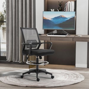 Sedia Da Ufficio Ergonomica In Rete Traspirante Con Supporto Lombare Regolabile E Braccioli 3D - Poggiatesta Regolabile, Funzione Dondolo E Base Zincata - Portata 200 Kg, Colore Nero