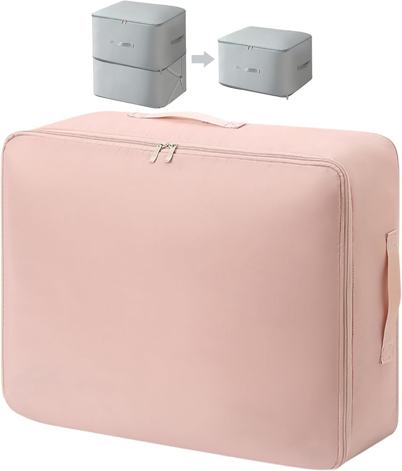 Worek kompresyjny Ultimate, organizer samokompresyjny, oszczędzający miejsce, do przechowywania kołder, podróży i domu (różowy, XL)