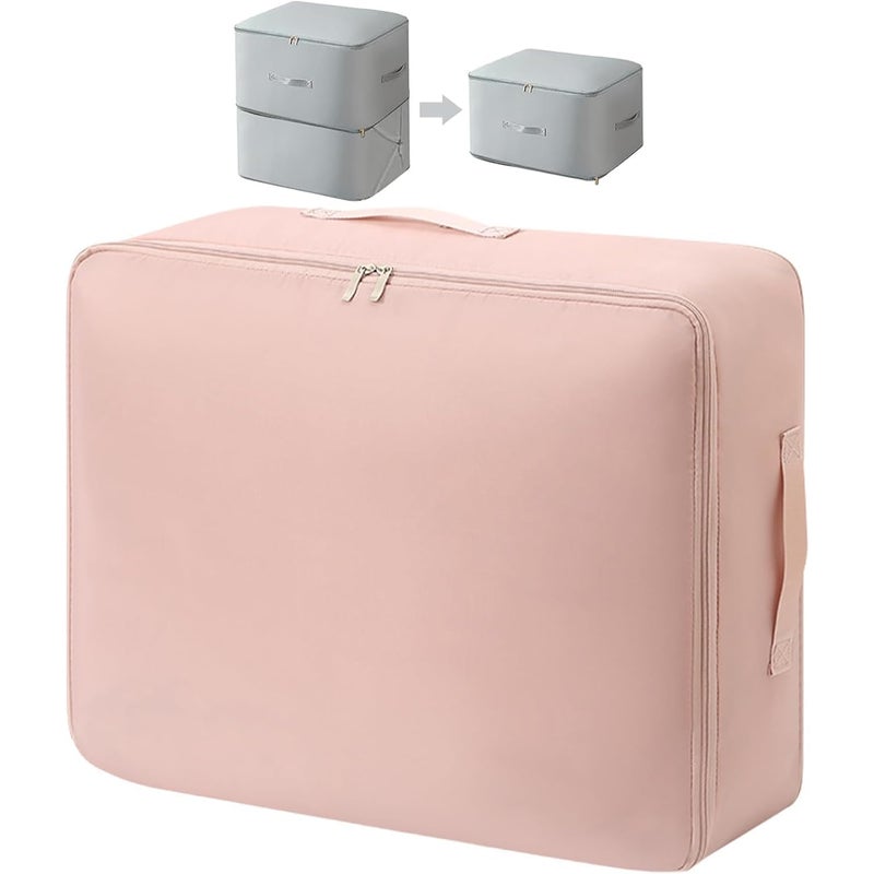 Worek kompresyjny Ultimate, organizer samokompresyjny, oszczędzający miejsce, do przechowywania kołder, podróży i domu (różowy, XL)