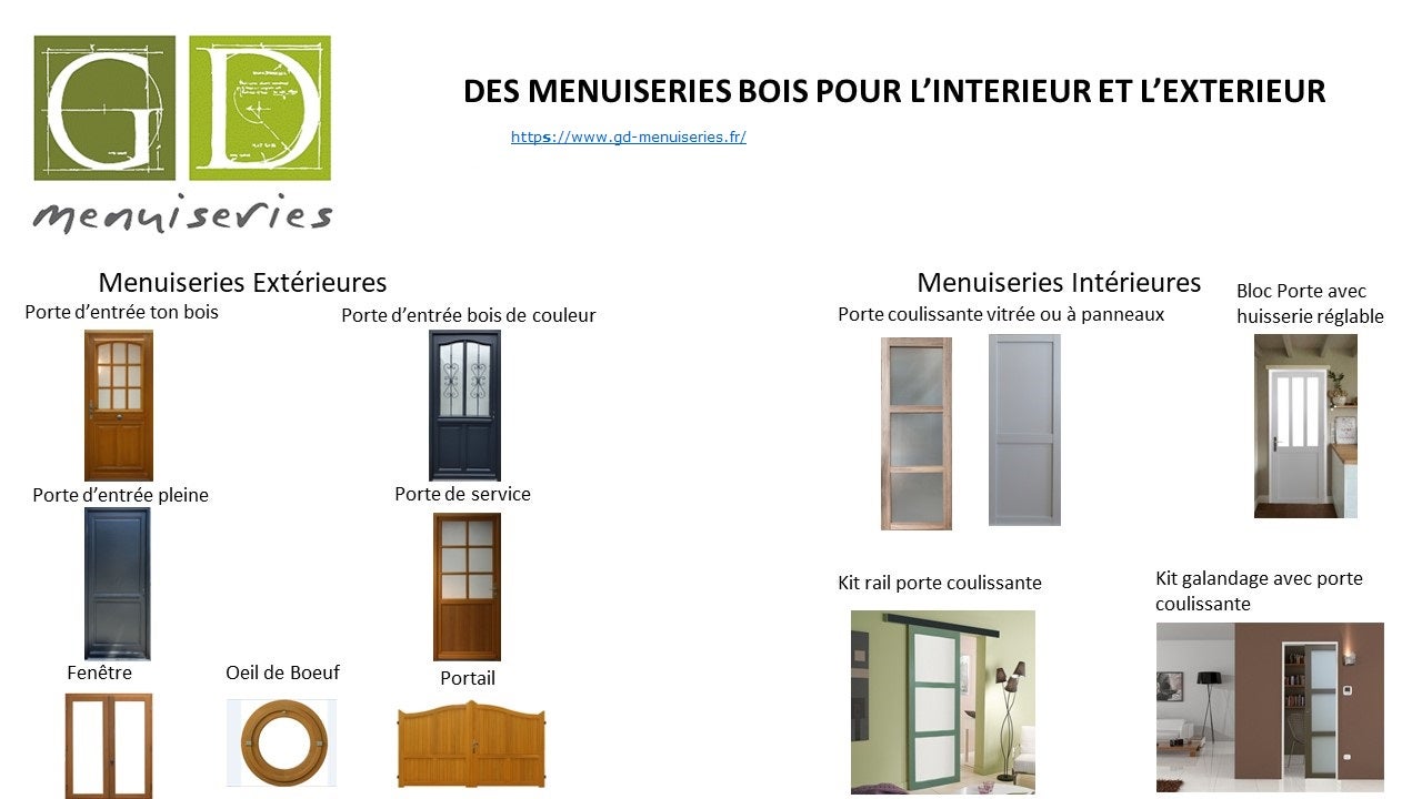 Porte D'entrée Bois Vitrée Elma, H215 X L90 Cm Côte Tableau P.gauche Gd Menuiseries - 4
