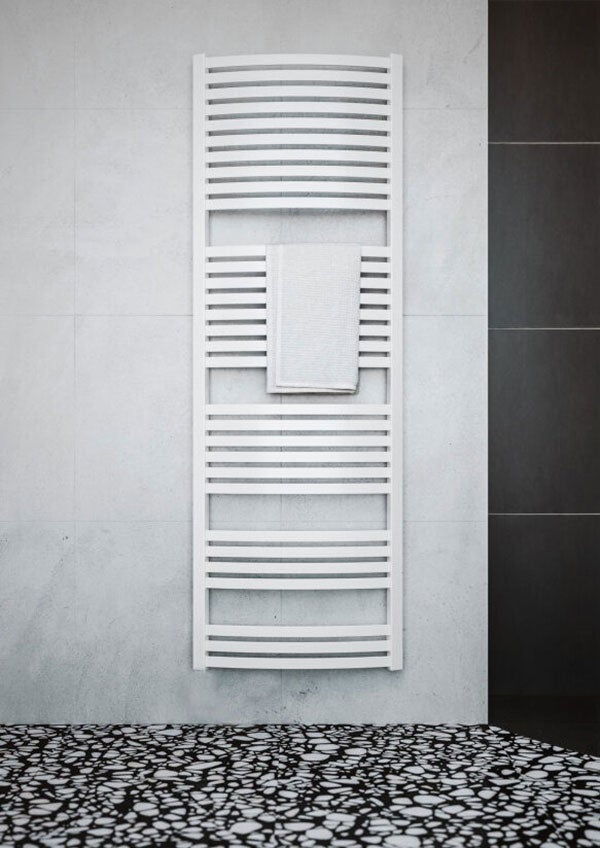 Sèche-serviette mixte blanc de 1220mm de haut et 500mm de large - 582 Watt - DEX1220/500V2B - 4