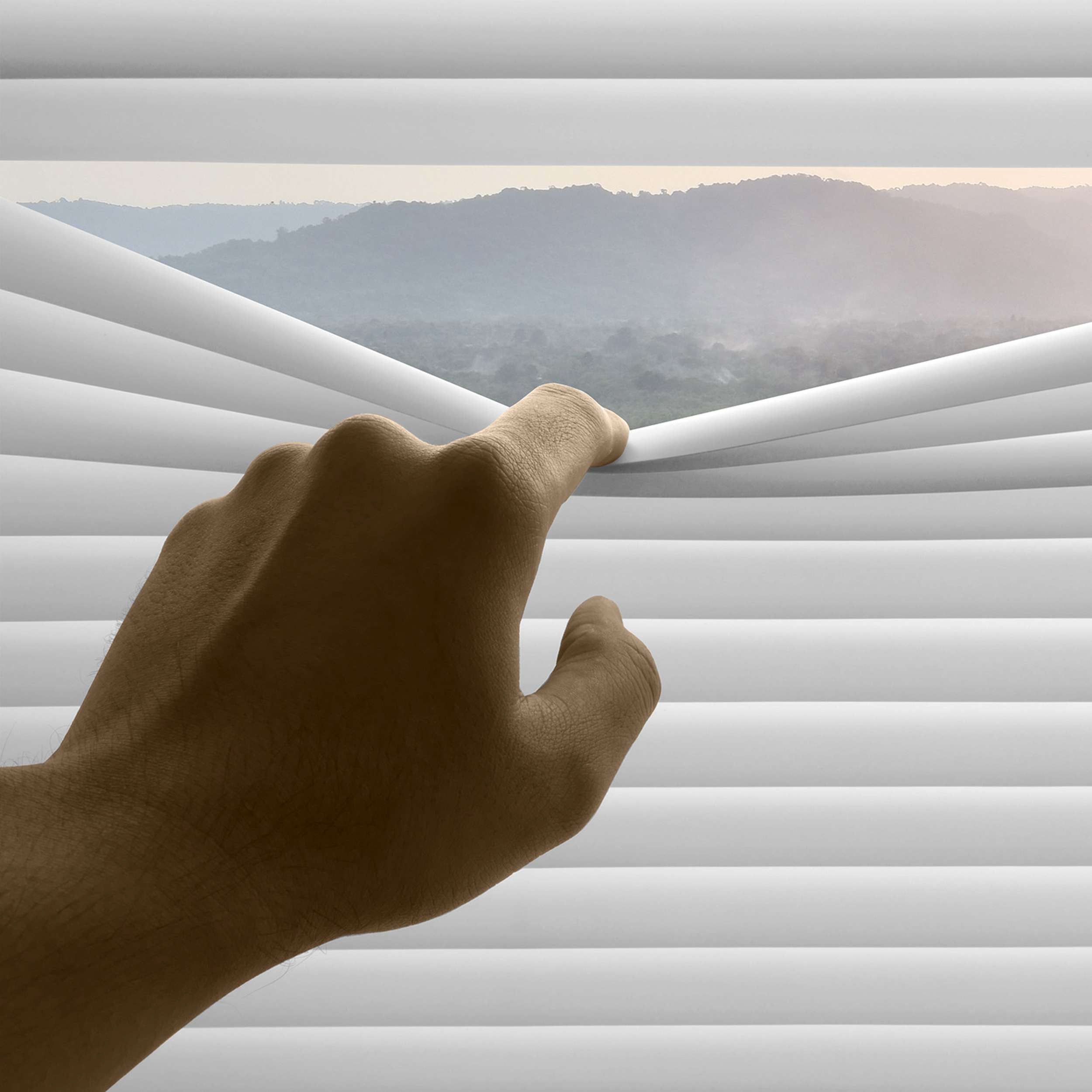 Persianas Venezianas de Vinil com Cordão Autoblocante, Branca 135x160 - 4