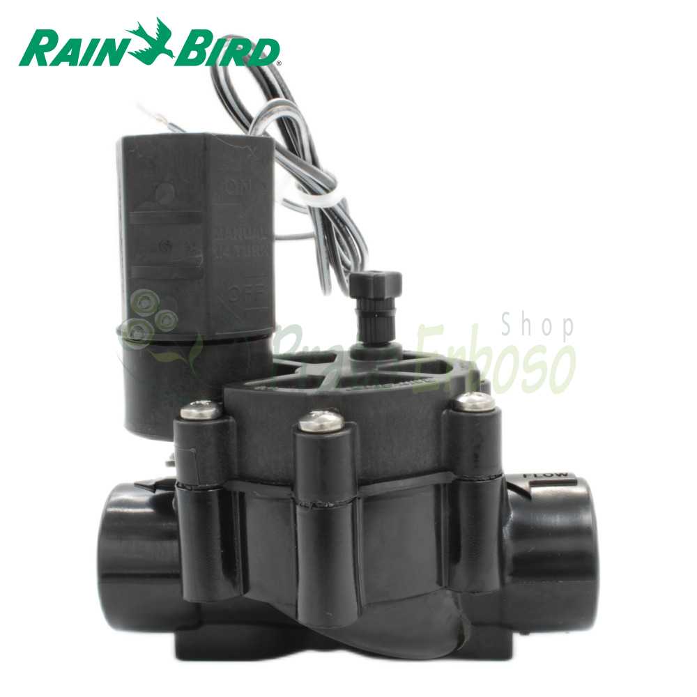 Elettrovalvola Rain Bird 100DV - 1", Solenoide Ad Impulsi, Portata 9,08 M³/h, Per Impianti Irrigazione