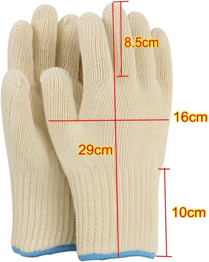 Gants Anti-brûlure Homme Mitaines De Cuisson Chauffants Pour Barbecue