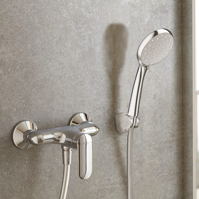 Douchette 3 jets JACOB DELAFON Awaken organic avec support - 2