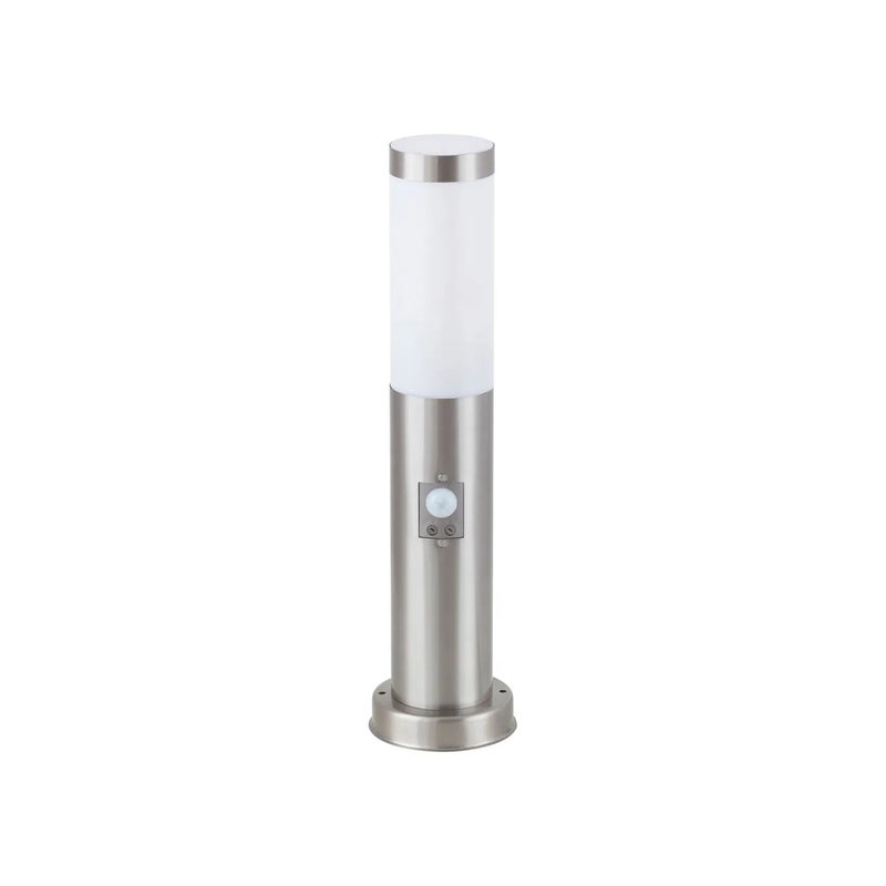 Lampa ogrodowa stojąca Inox Torch chrom satynowany 1xE27x25W IP44 wym: 45 x 7,6 x 7,6 cm metal Rabalux