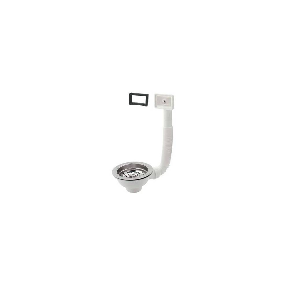 Grille en acier inoxydable pour lavabo de simple 15 pouces x 13, BGA15