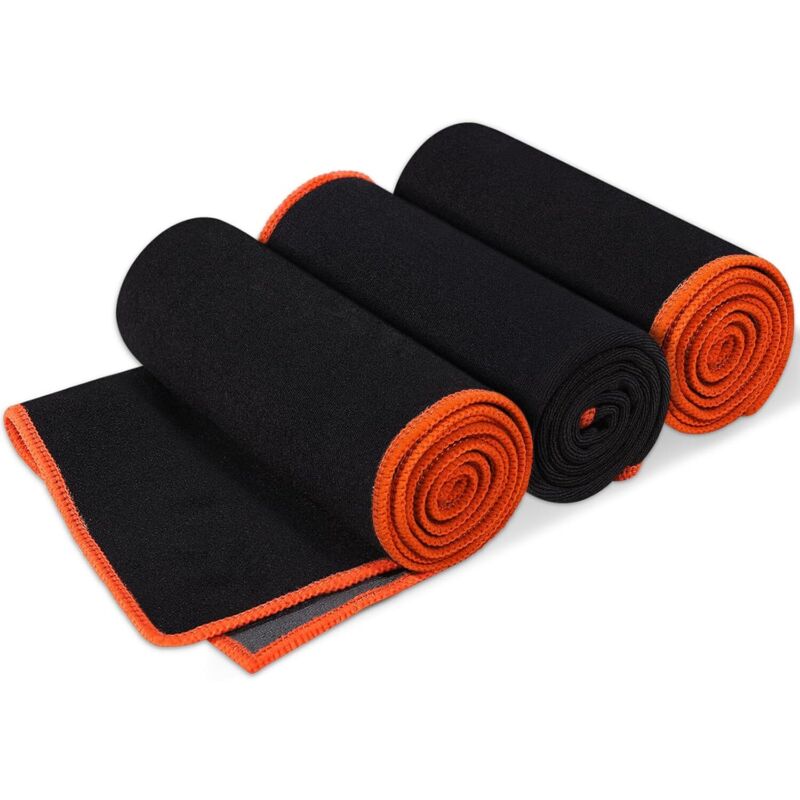 Lavete de curățat reutilizabile din fibră de carbon - Set de 6 - 40 x 40 cm, Detalii despre curățarea tacâmurilor de bucătărie 6buc