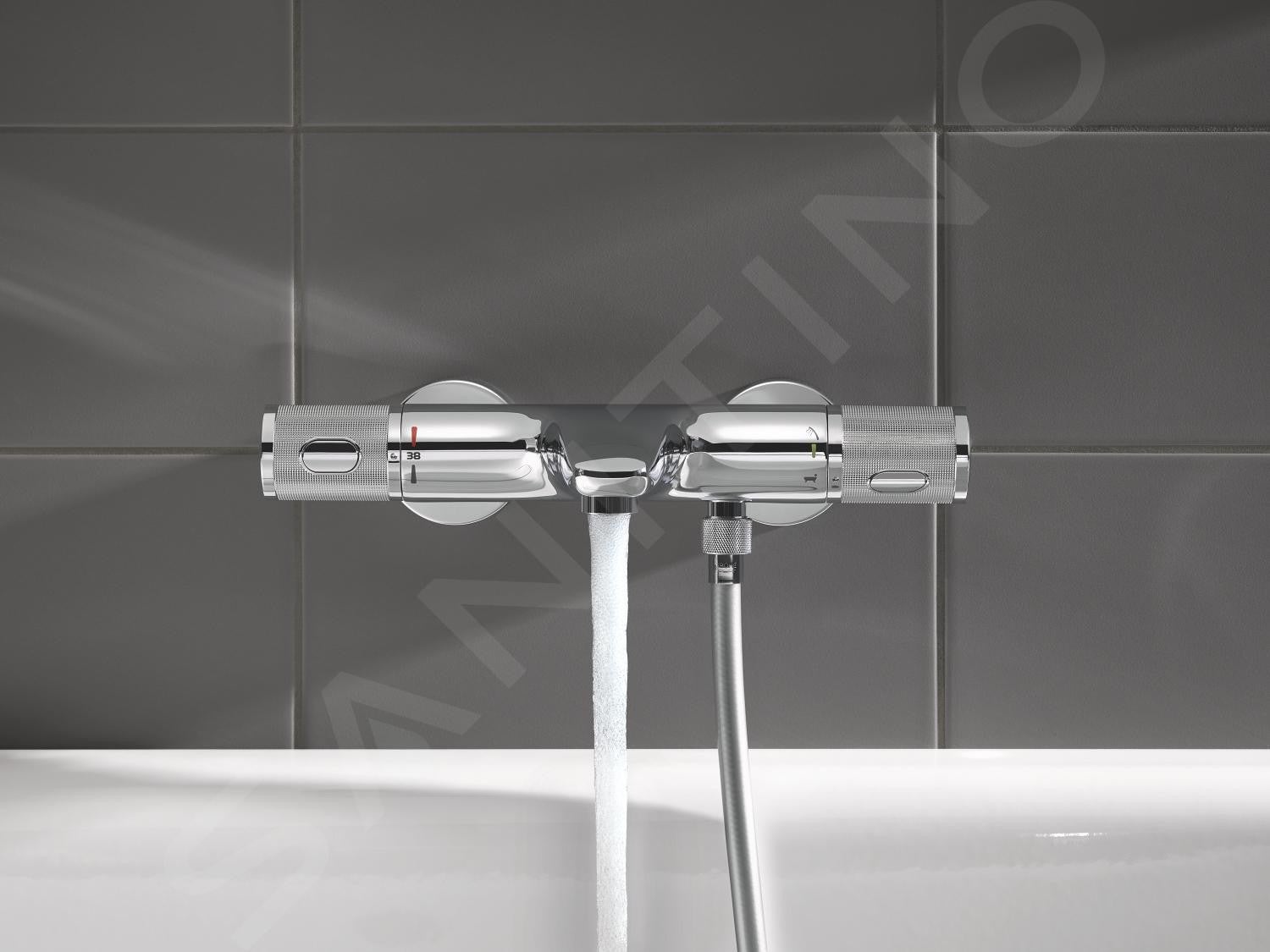 GROHE - Mitigeur thermostatique Precision Feel bain douche - 7