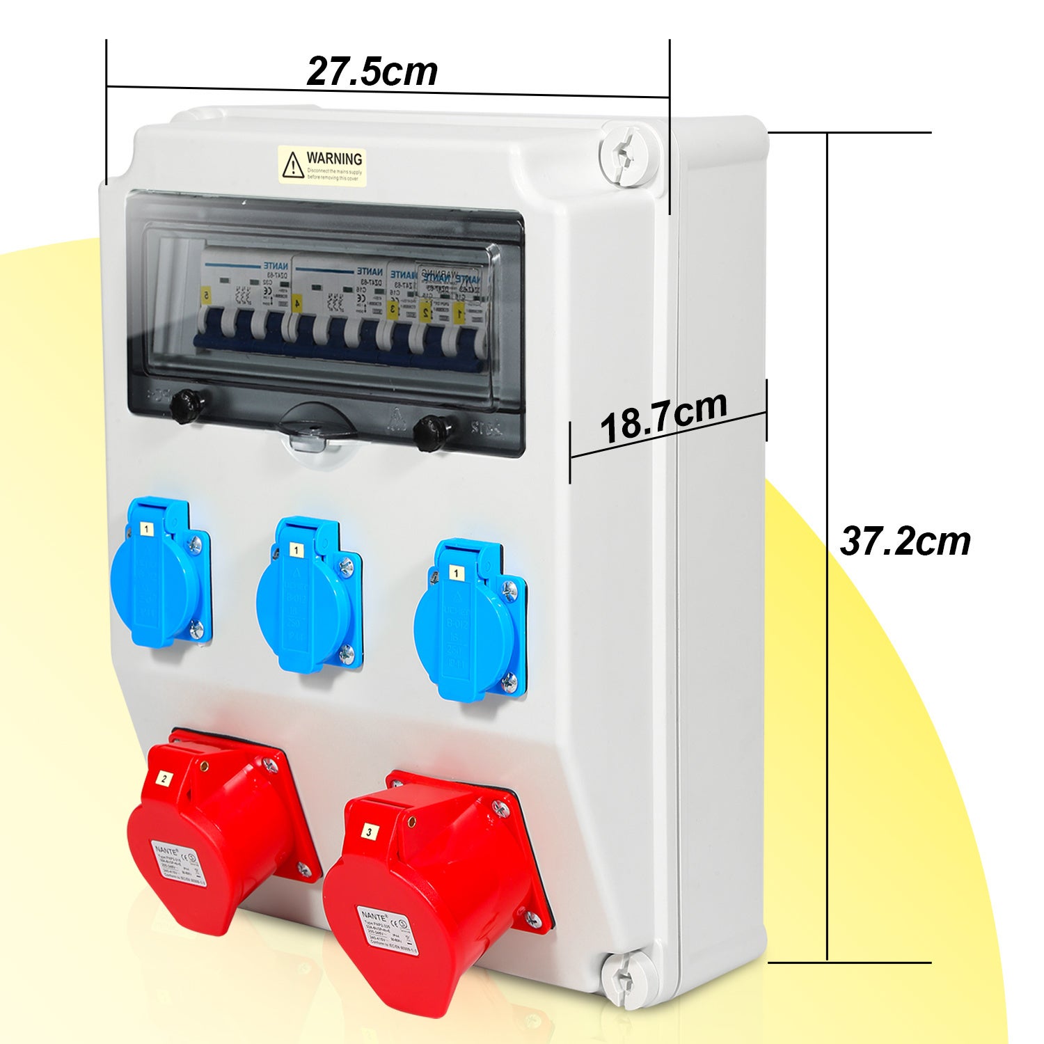 Distributore Di Corrente CEE 230 V 2 X 16 A 1 X 32 A Piccolo - Foto 6
