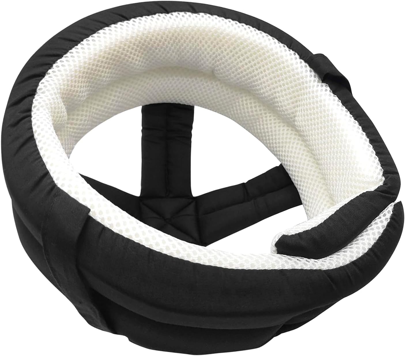 Casque de Protection pour Personnes Âgées Coussin Protection Tête Anti-Chute Chapeau Epaissi en Coton Anti-Collision Taille Réglable - 3
