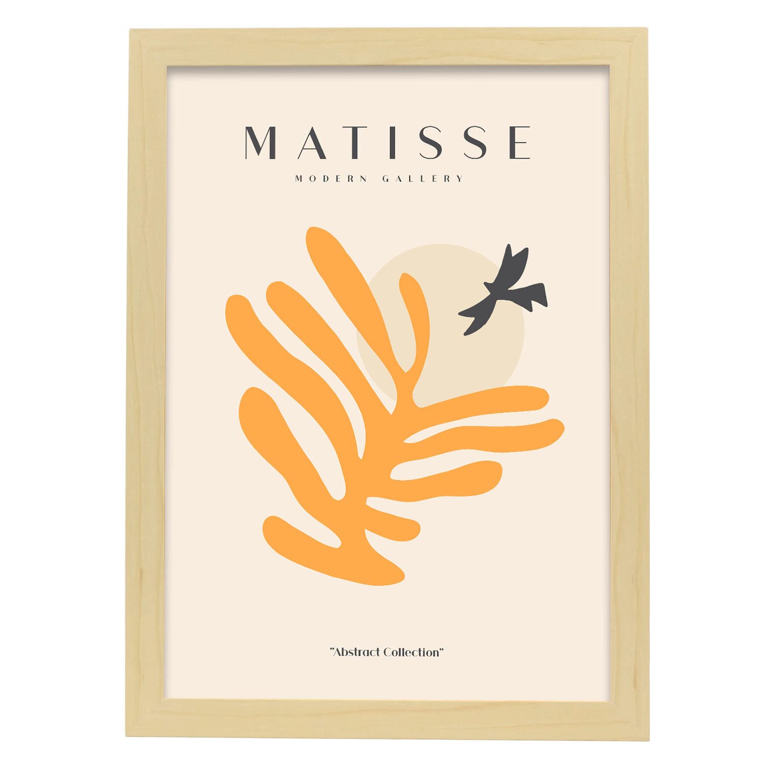 Nacnic póster de colección matisse fauvismo 12 ilustraciones en estilo exhibición de arte a todo color para la tamaño a3 con marco color madera