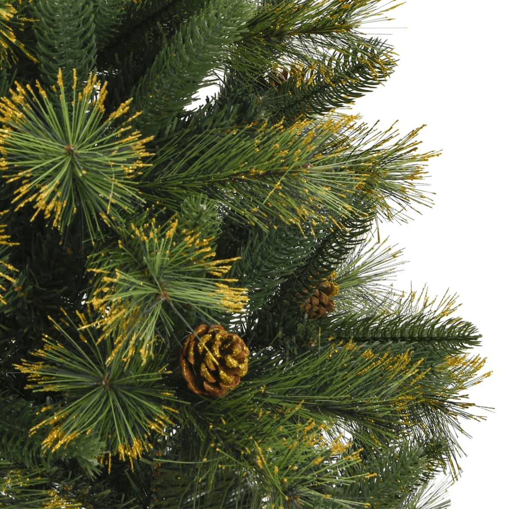 árvore de natal artificial com pinhas 150 cm - COMFORTXL - 5