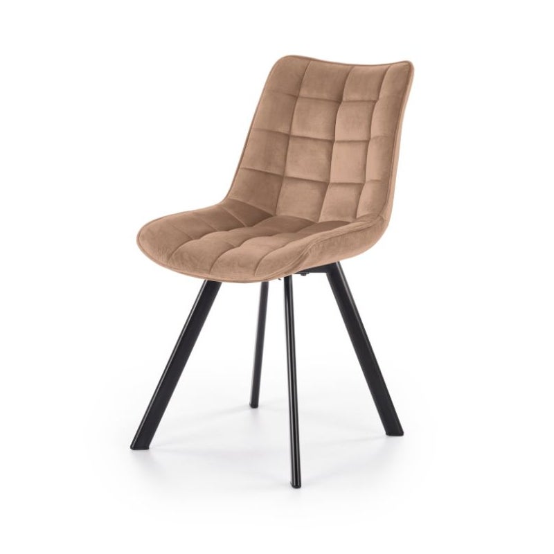 Krzesło tapicerowane K332 VELVET beżowe
