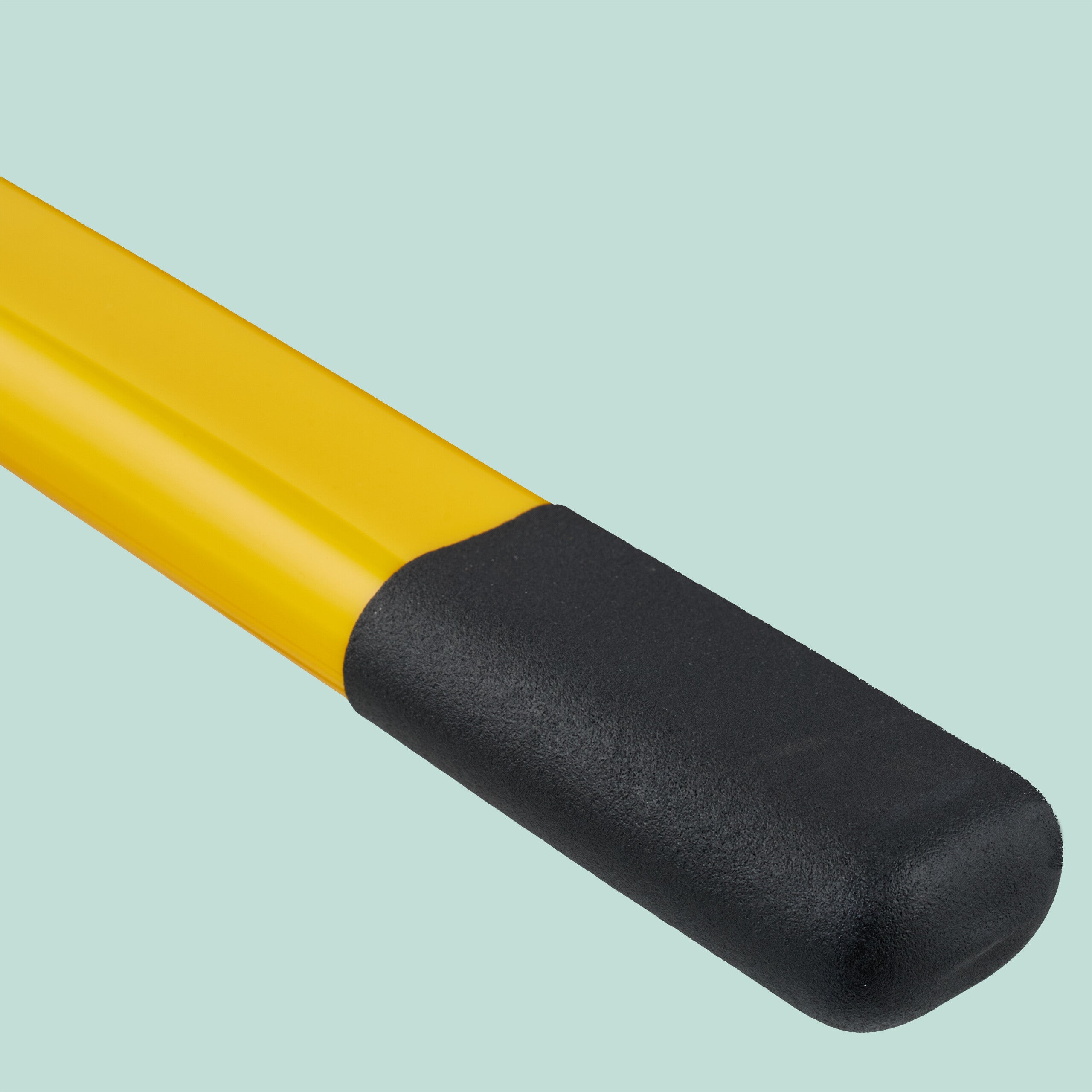 Antivol de volant pour voiture, verrou réglable, protection contre le vol, universel, acier, jaune/noir, Relaxdays - 9