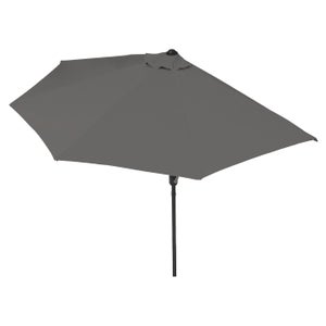 Ombrellone da parete con palo in metallo 300 cm sabbia 020008687