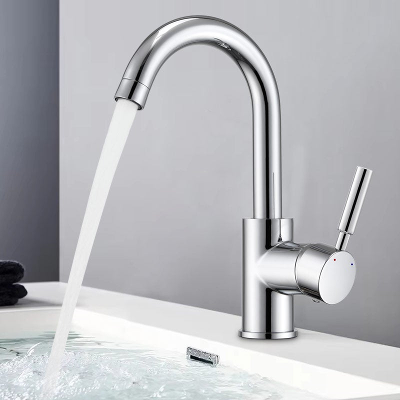 LOVHLOVHAUS Bateria Umywalkowa, Bateria Łazienkowa, Bateria z Ciepłą i Zimną Wodą Obrotowa o 360°, Bateria JednouchwytowaAUS Bateria Umywalkowa