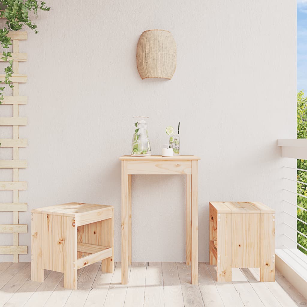 Tabourets Jardin Avec Coussins - Lot De 2 | Résine Tressée Marron | Style Bistrot | Pour Terrasse
