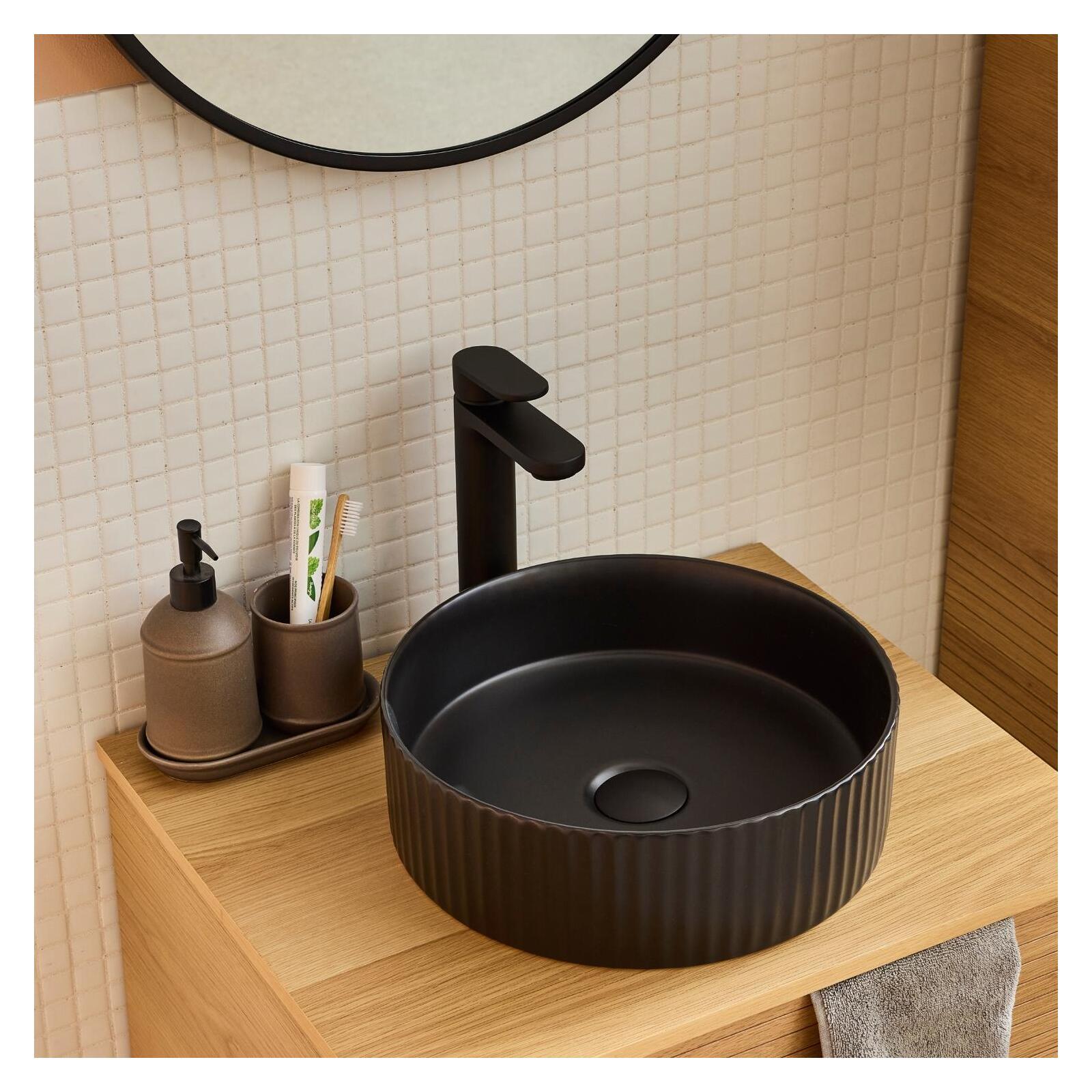 Mueble De Baño Con Lavabo Moon Blanco 60x45 Cm | Leroy Merlin