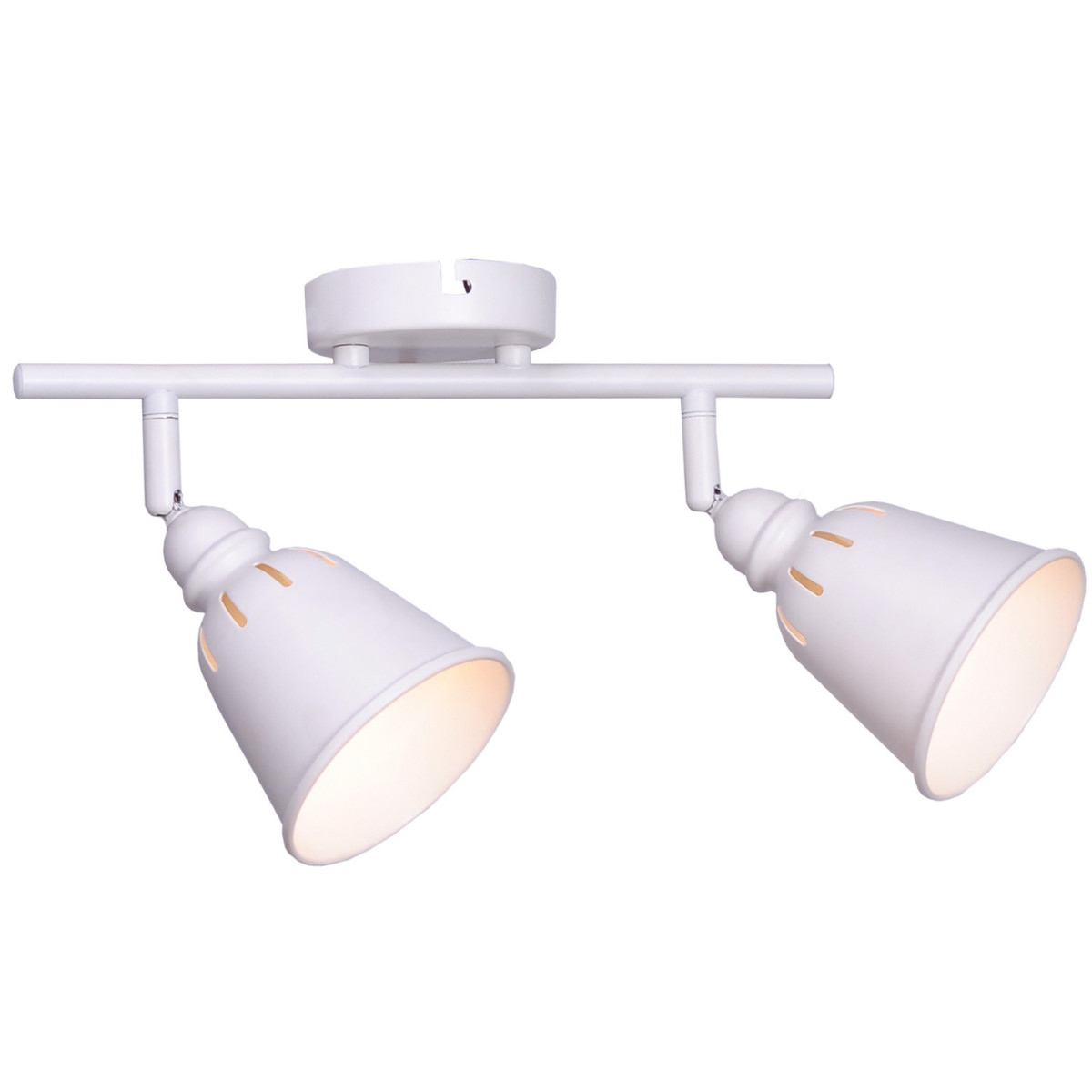 Lampa sufitowa wisząca Fiona biała 2xE14x8W wym: 18,5 x 37 x 10 cm metal Polux