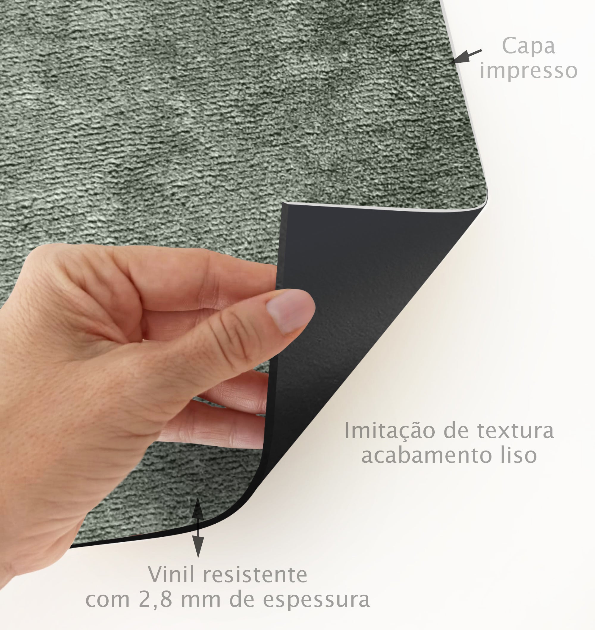 Tapis PVC intérieur/extérieur Set 2 piezas manzana y verde petróleo 174x216 cm - PVC imprimé, lavable, ignifuge, pour le salon et la cuisine - 4