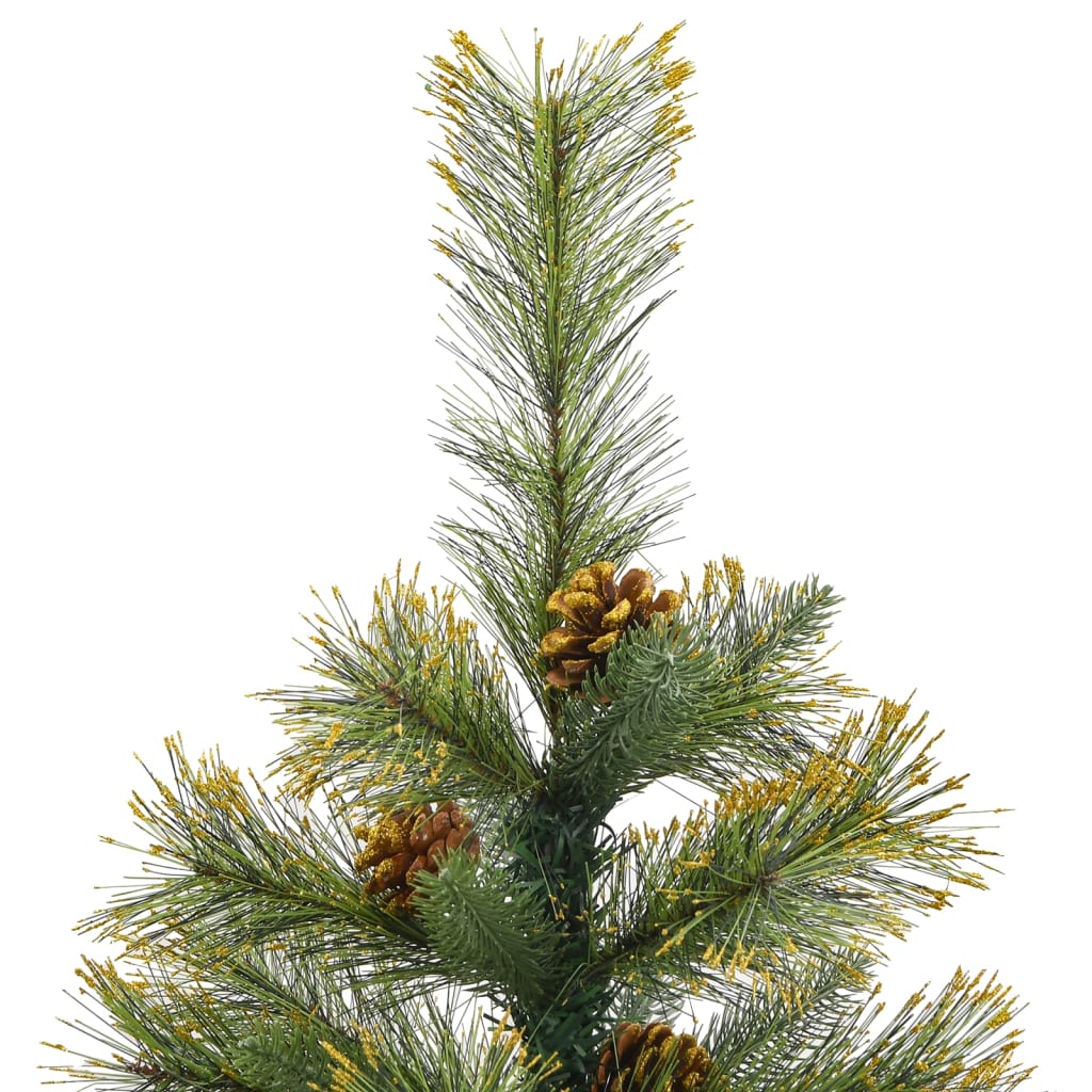 árvore de natal artificial com pinhas 150 cm - COMFORTXL - 4