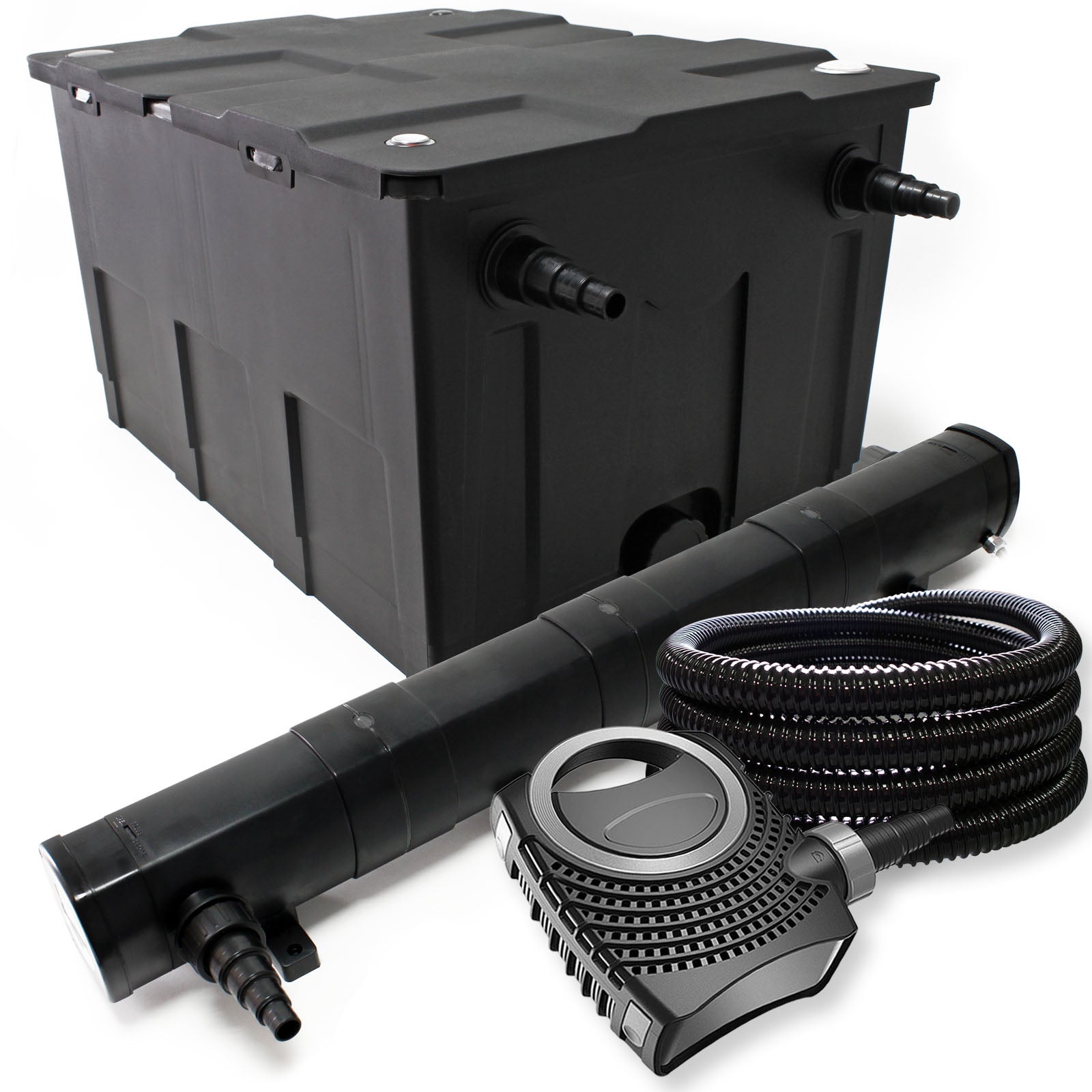 Set Filtrazione Laghetto 60.000L - Filtro Bio + UV 72W + Pompa - Kit Completo - Foto 1